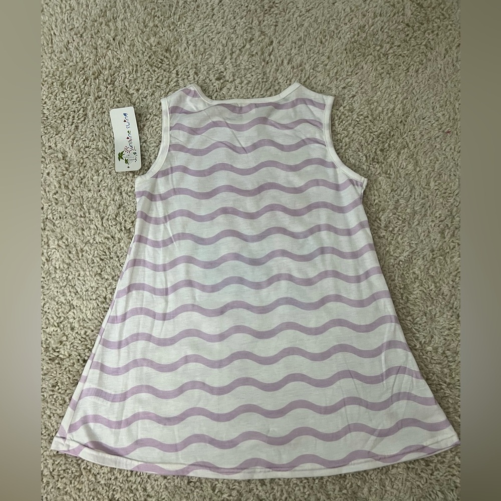 Girls 10 Sunshine Swing Sleeveless Mermaid Top NWT - Picture 2 of 6